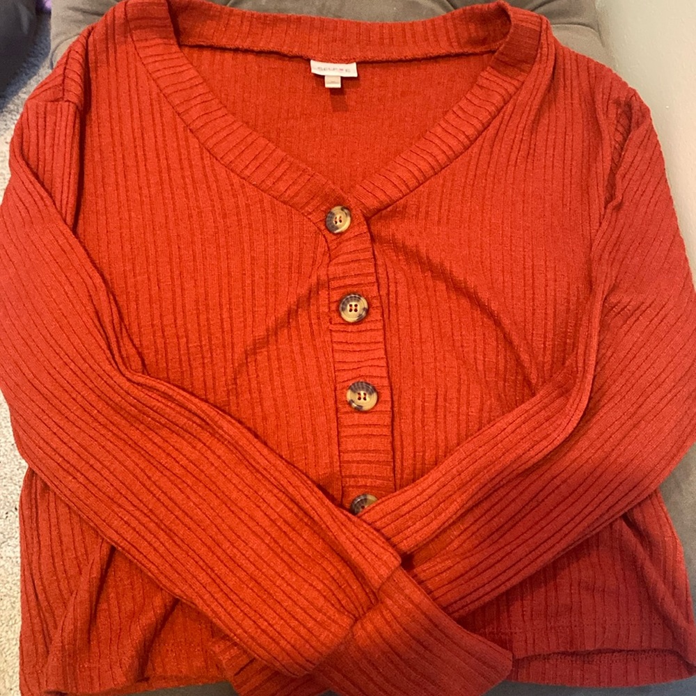 Red, Medium, Cardigan